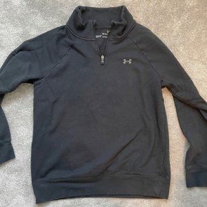 women's under armour 3/4 zip sweatshirt